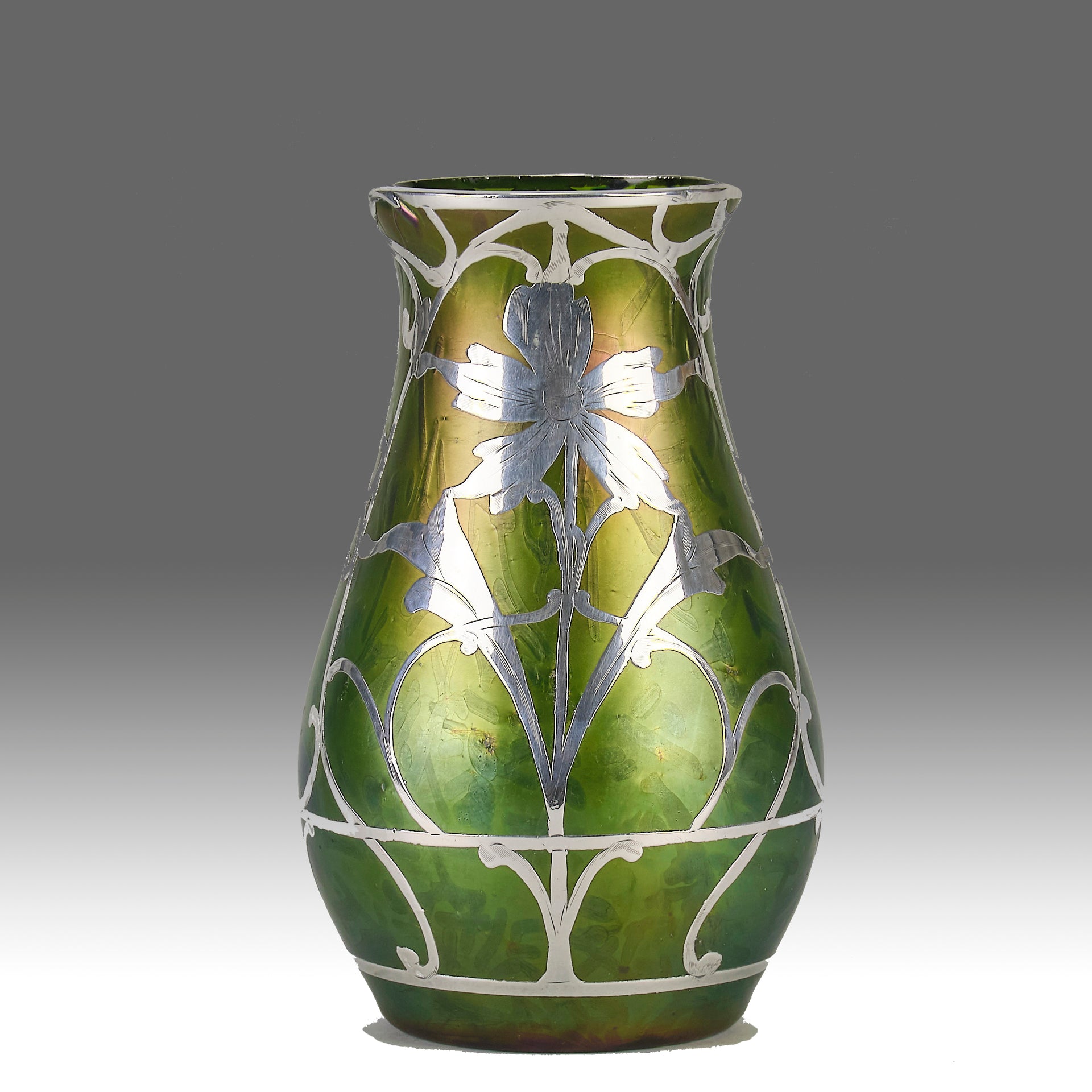 Loetz Phanomen Silvered Vase