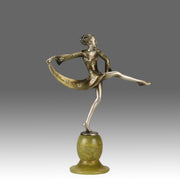 Josef Lorenzl Amelie - Art Deco Bronze - Hickmet Fine Arts