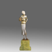 Josef Lorenzl Tennis Player - Art Deco Bronze - Hickmet Fine Arts