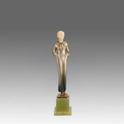 Lorenzl Trouser Girl - Art Deco Bronze Figure - Hickmet Fine Arts