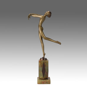 Josef Lorenzl Diva - Art Deco Bronze - Hickmet Fine Arts