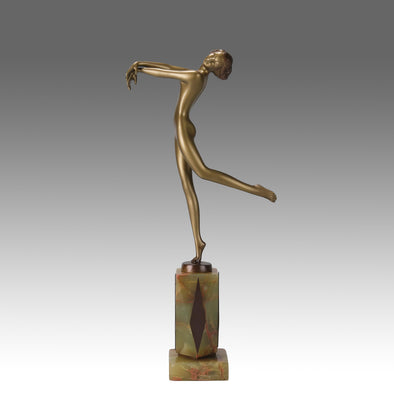 Josef Lorenzl Diva - Art Deco Bronze - Hickmet Fine Arts