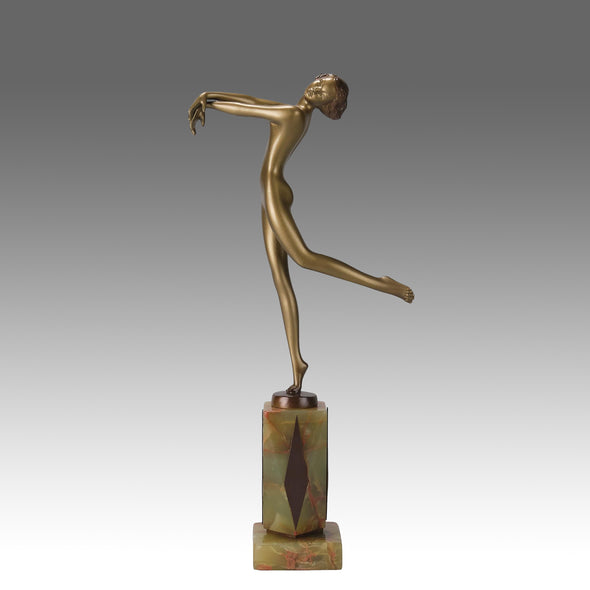 Josef Lorenzl Diva - Art Deco Bronze - Hickmet Fine Arts