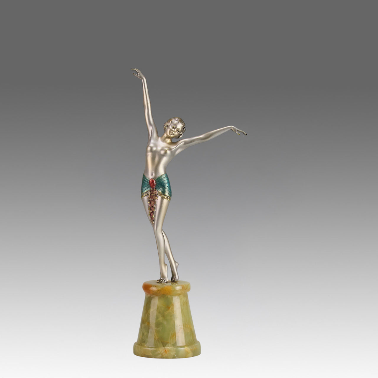 Lorenzl Egyptian Dancer - Art Deco Bronze Figure - Hickmet Fine Arts