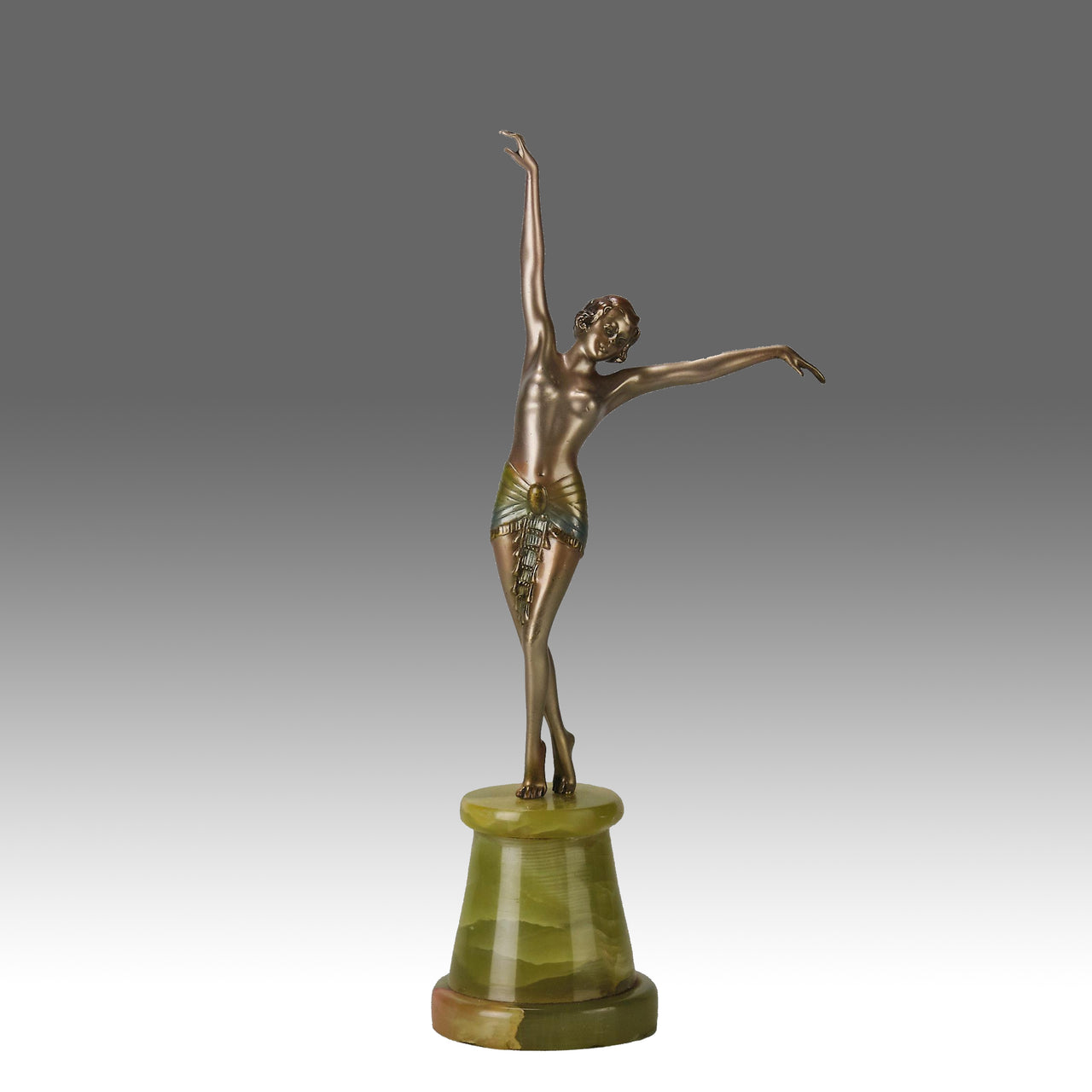 Lorenzl Egyptian Dancer  - Art Deco Bronze - Hickmet Fine Arts