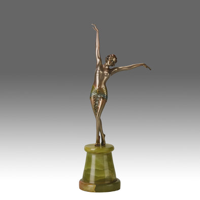 Lorenzl Egyptian Dancer  - Art Deco Bronze - Hickmet Fine Arts