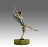 Josef Lorenzl Scarf Dancer - Art Deco Bronze - Hickmet Fine Arts