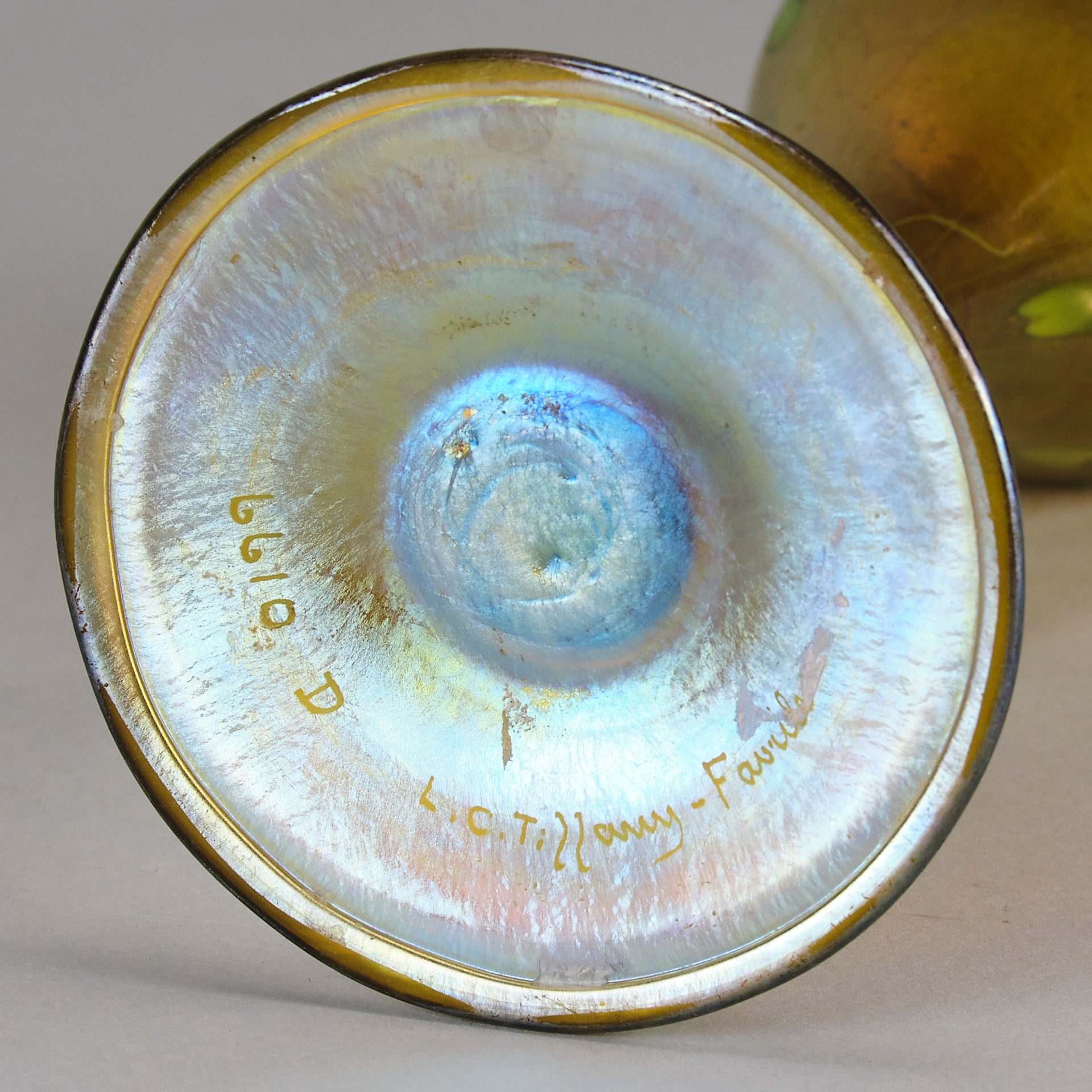 Tiffany Glass - Favrille Vase - Hickmet Fine Arts