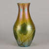 Tiffany Glass - "Leaf & Vine Vase" - Hickmet Fine Arts