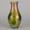 Tiffany Glass - "Leaf & Vine Vase" - Hickmet Fine Arts