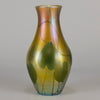 Tiffany Glass - "Leaf & Vine Vase" - Hickmet Fine Arts