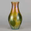 Tiffany Glass - "Leaf & Vine Vase" - Hickmet Fine Arts