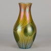 Tiffany Glass - "Leaf & Vine Vase" - Hickmet Fine Arts