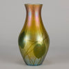 Tiffany Glass - "Leaf & Vine Vase" - Hickmet Fine Arts