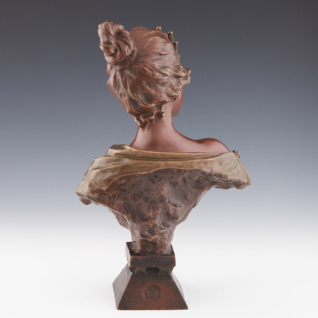 Villanis Lucrece - Art Nouveau Bronze - Hickmet Fine Arts