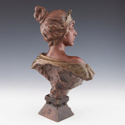 Villanis Lucrece - Art Nouveau Bronze - Hickmet Fine Arts