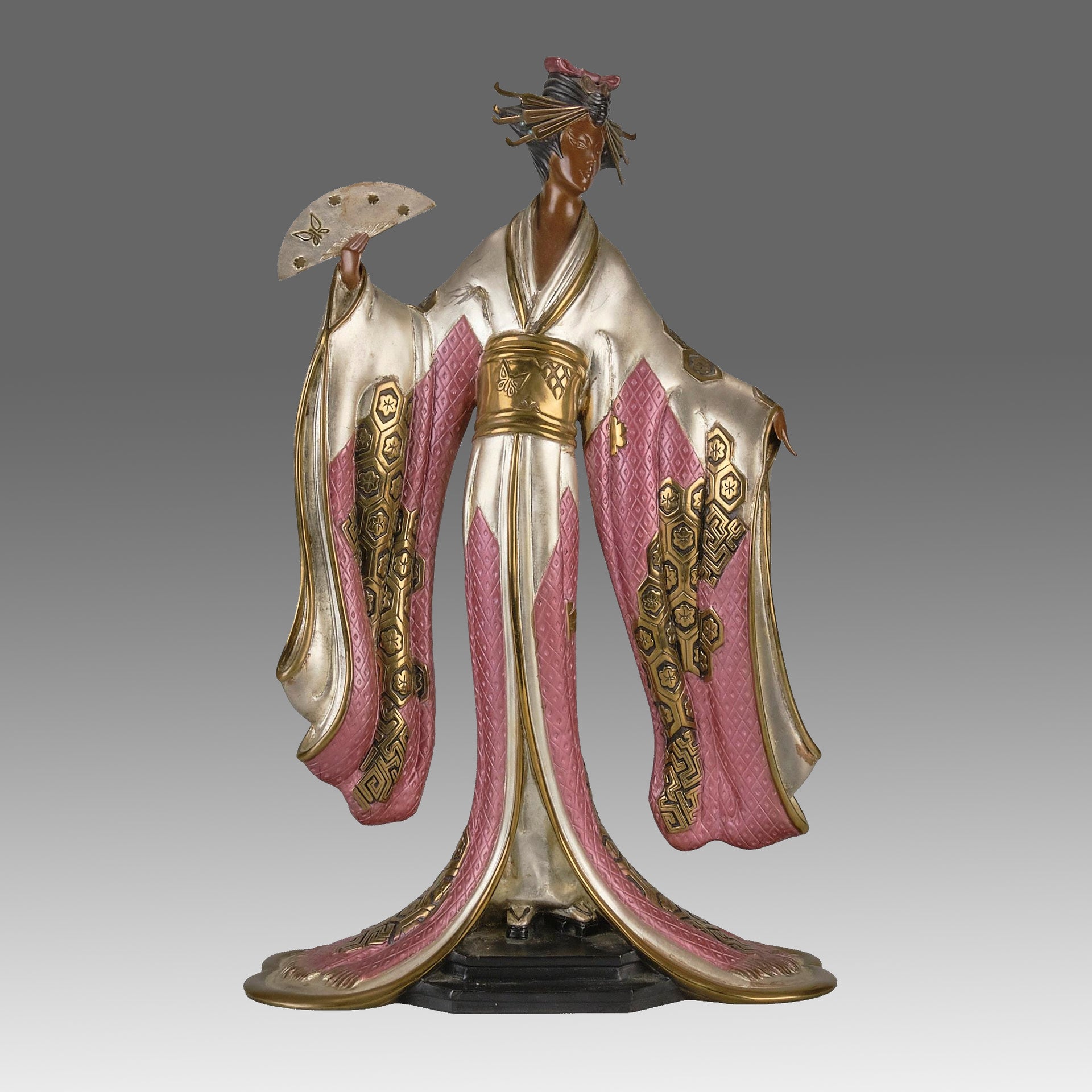 Madame Butterfly - Limited Edition Erte Bronze - Hickmet Fine Arts 