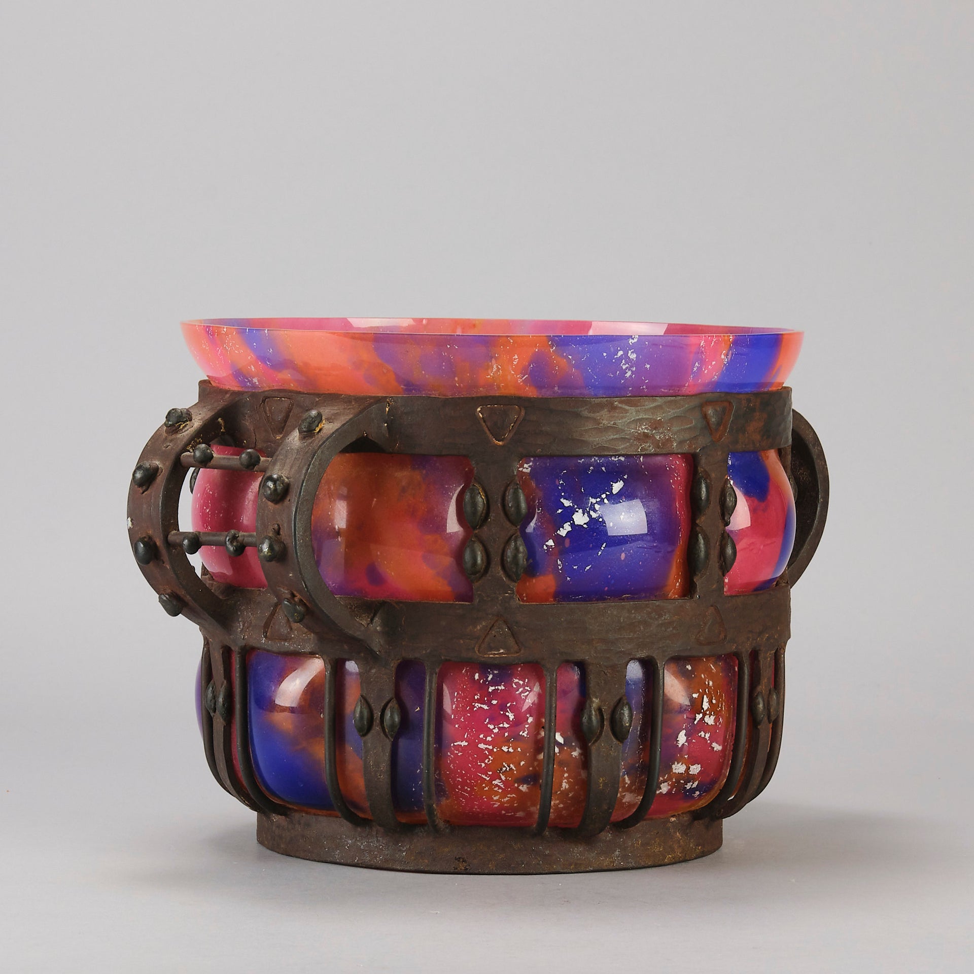 Majorelle Vase  - Art Nouveau Daum Glass Vase - Hickmet Fine Arts