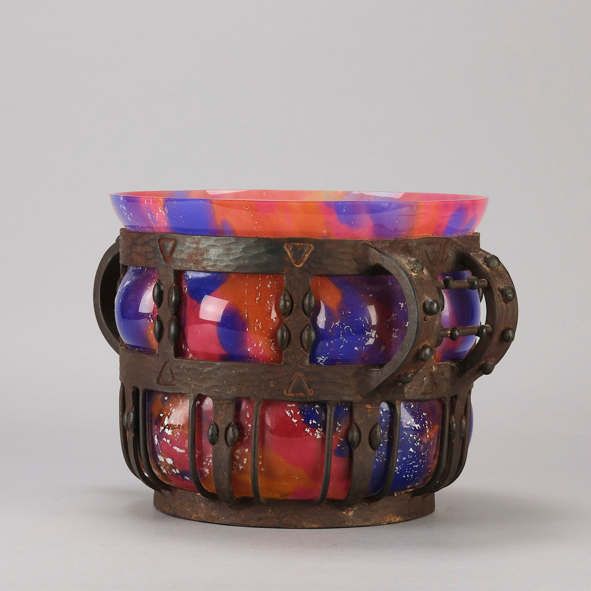 Majorelle Vase  - Art Nouveau Daum Glass Vase - Hickmet Fine Arts