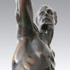 Bruno Zach Male Bronze - Power Lifter - Hickmet Fine Arts