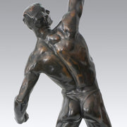 Bruno Zach Male Bronze - Power Lifter - Hickmet Fine Arts