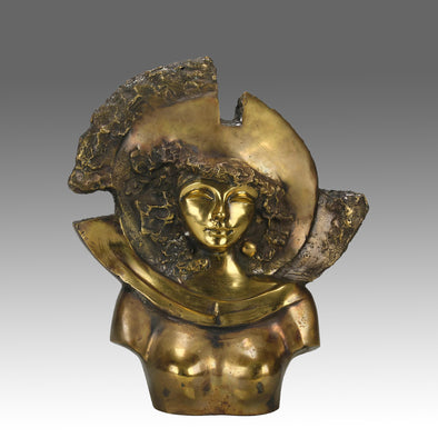 Malik Bust - Fantasy Bust by Ibrahim al Malik - Hickmet Fine Arts 