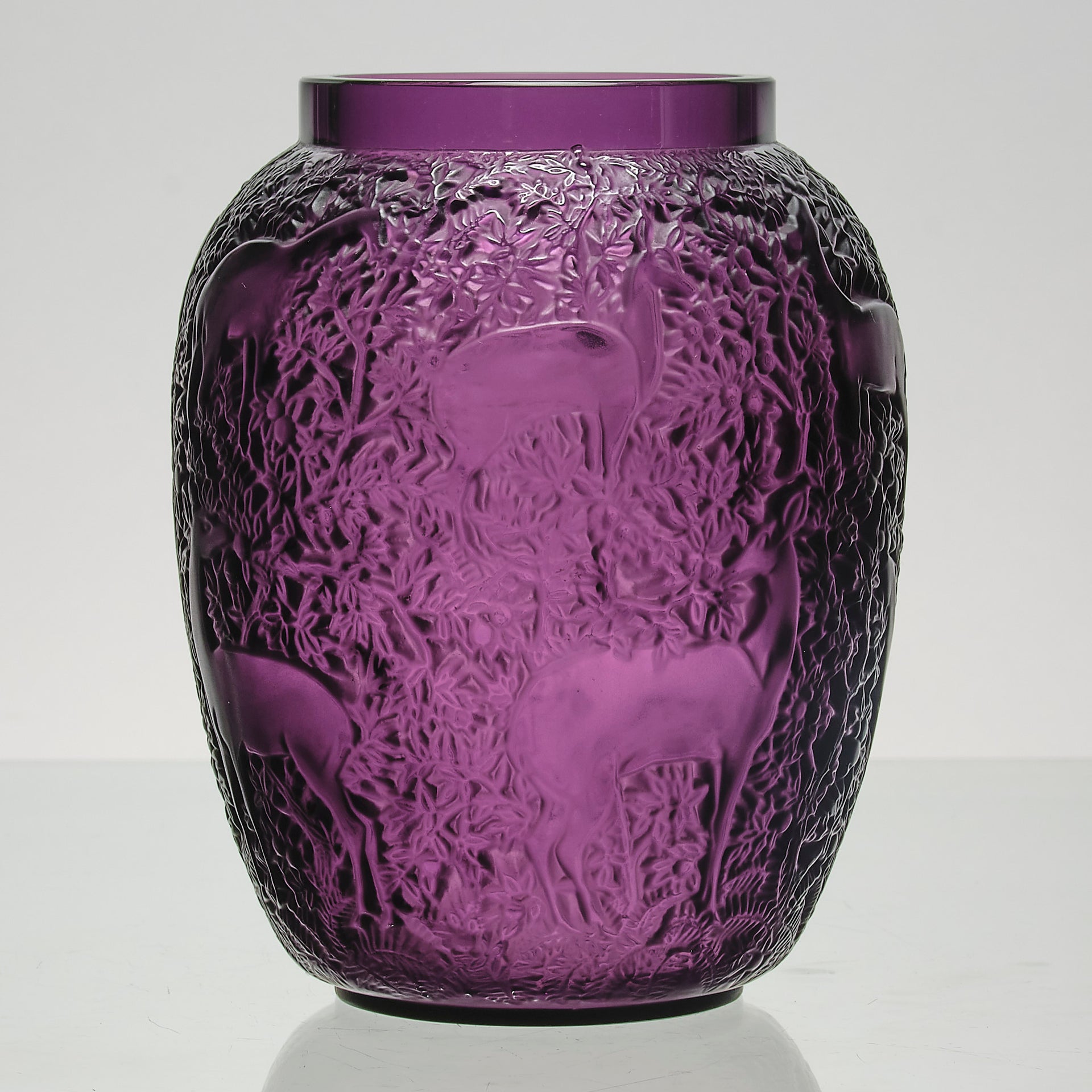 Lalique Biche Vase - Marc Lalique Glass - Hickmet Fine Arts 