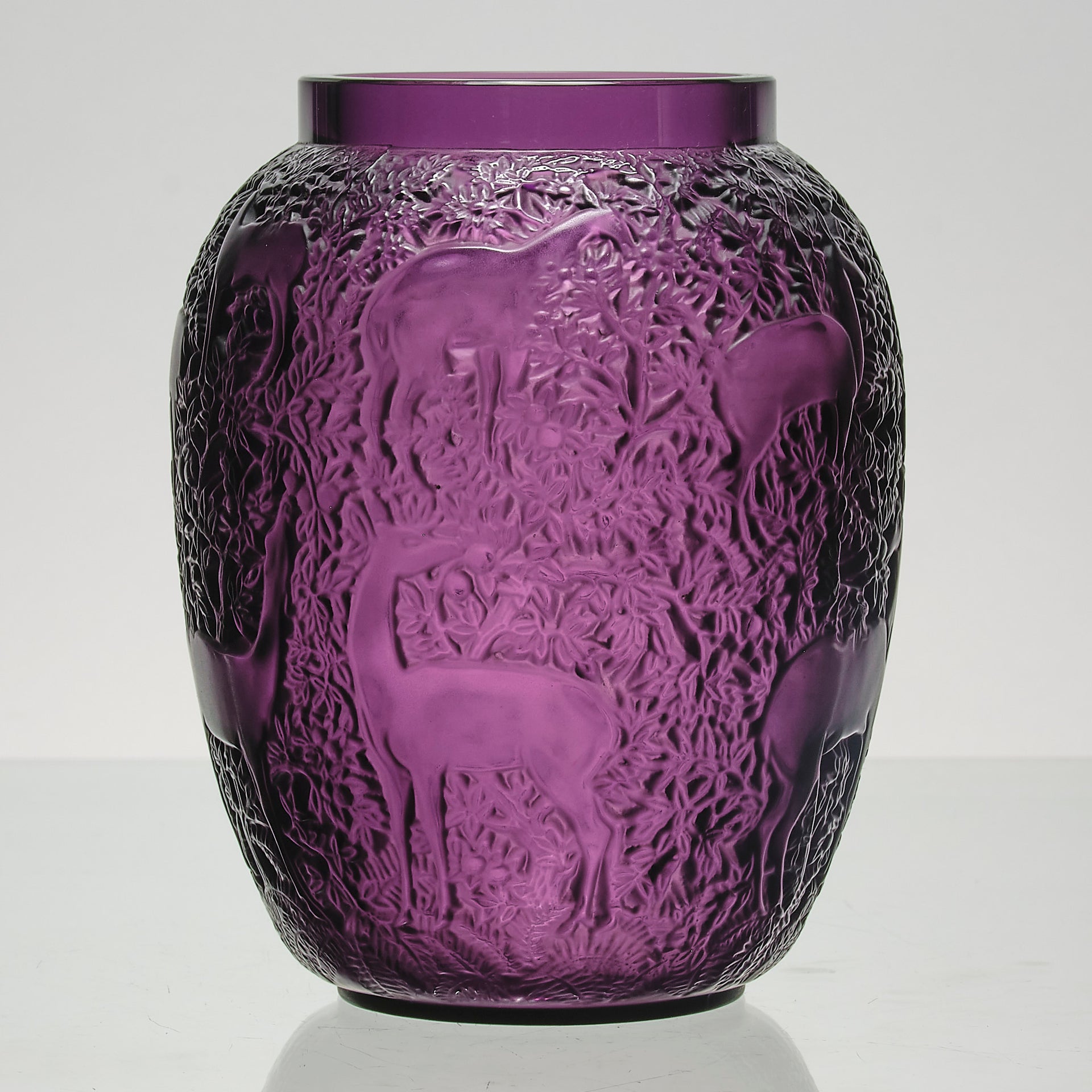 Lalique Biche Vase - Marc Lalique Glass - Hickmet Fine Arts 