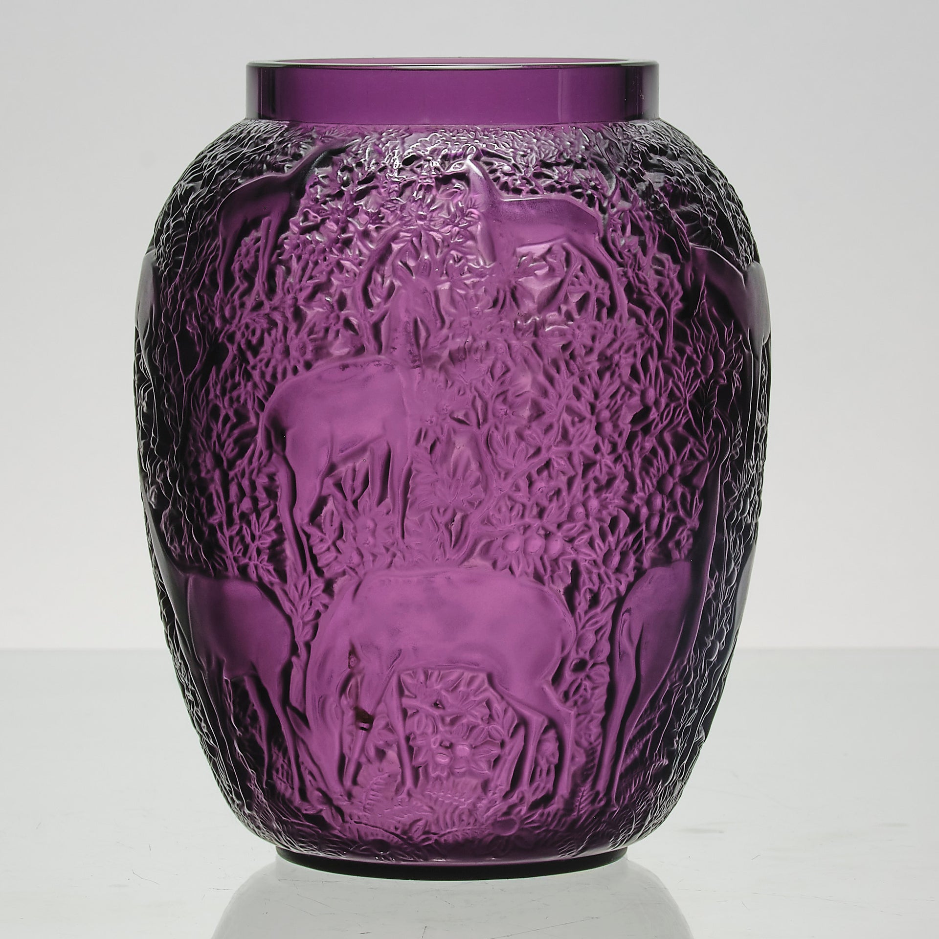 Lalique Biche Vase - Marc Lalique Glass - Hickmet Fine Arts 