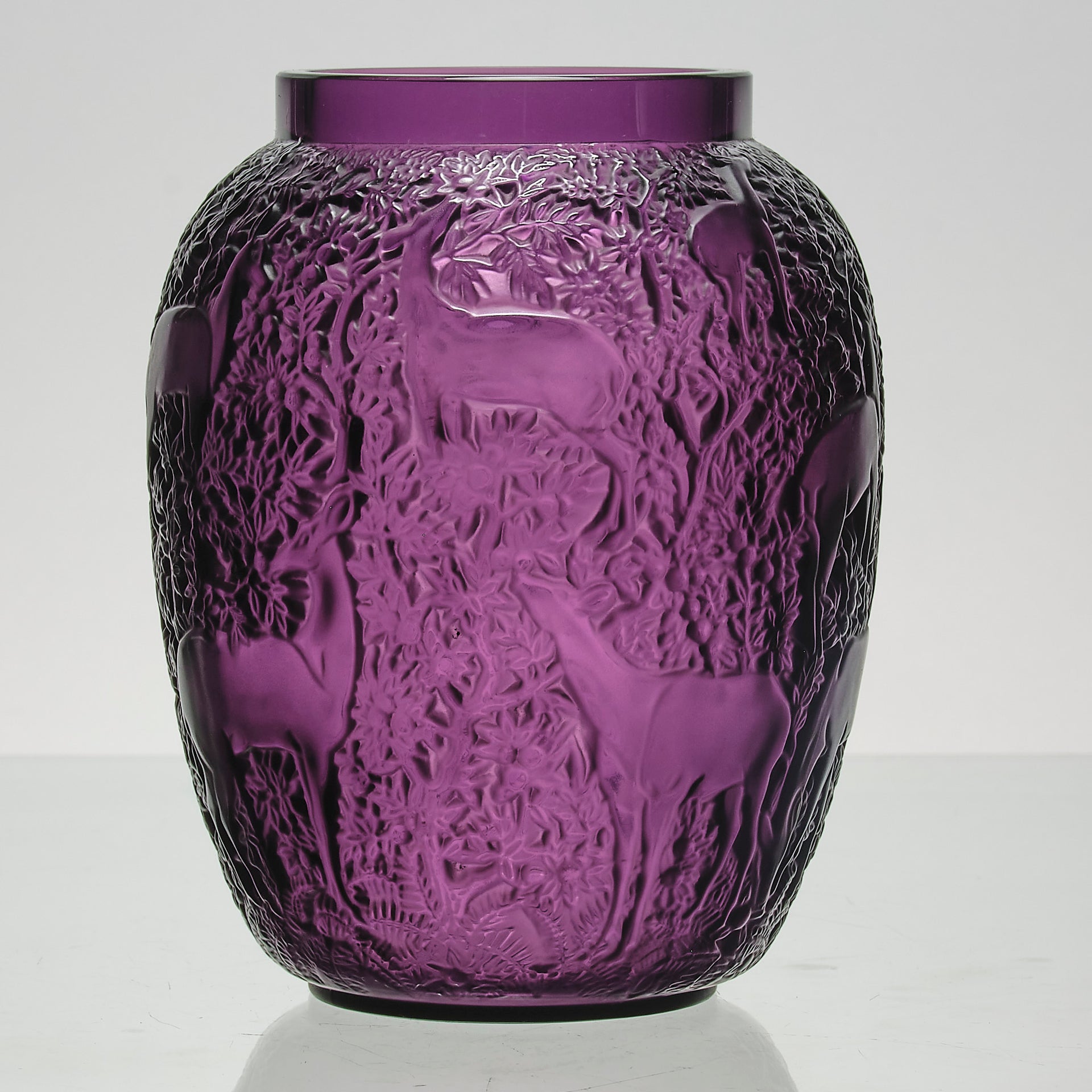 Lalique Biche Vase - Marc Lalique Glass - Hickmet Fine Arts 