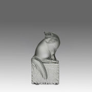Lalique Cat - Marc Lalique Glass - Hickmet Fine Arts 