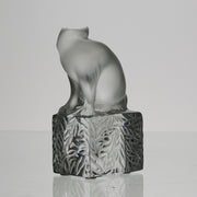 Lalique Cat - Marc Lalique Glass - Hickmet Fine Arts 