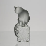 Lalique Cat - Marc Lalique Glass - Hickmet Fine Arts 
