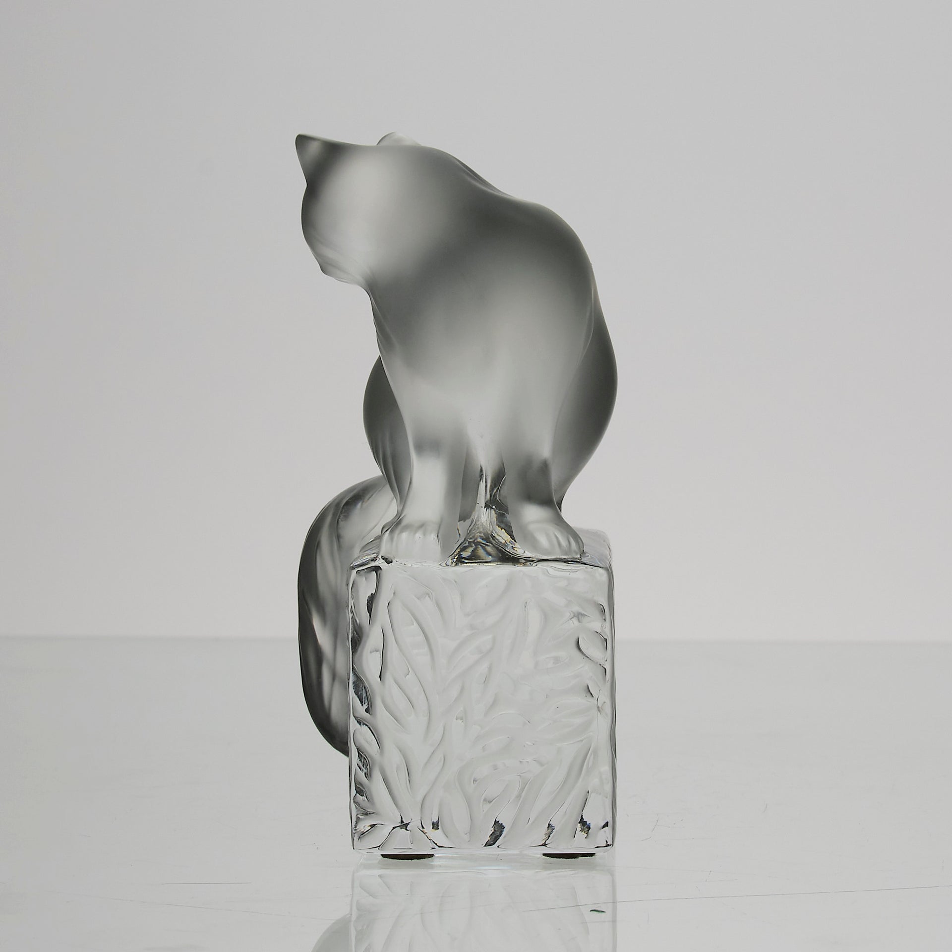 Lalique Cat - Marc Lalique Glass - Hickmet Fine Arts 