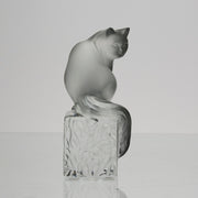 Lalique Cat - Marc Lalique Glass - Hickmet Fine Arts 