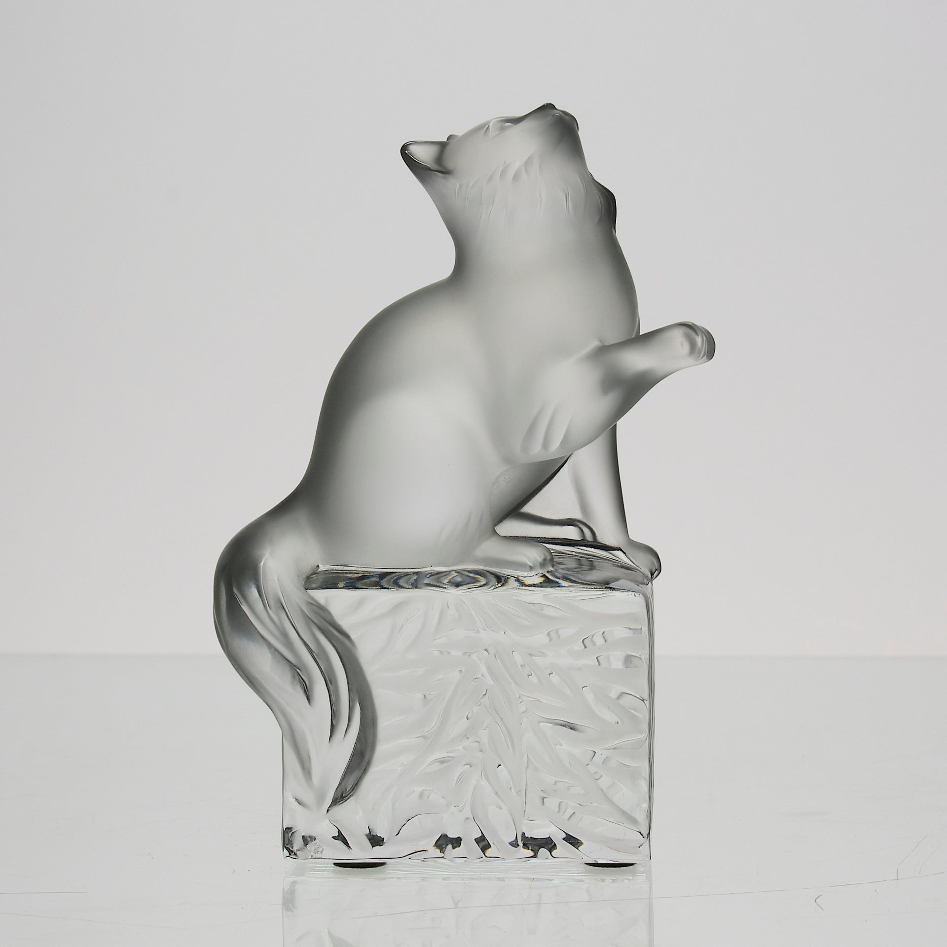 Lalique Cat - Marc Lalique Glass - Hickmet Fine Arts 