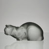 Marc Lalique Cat - Lalique Chat Repose -  Hickmet Fine Arts 