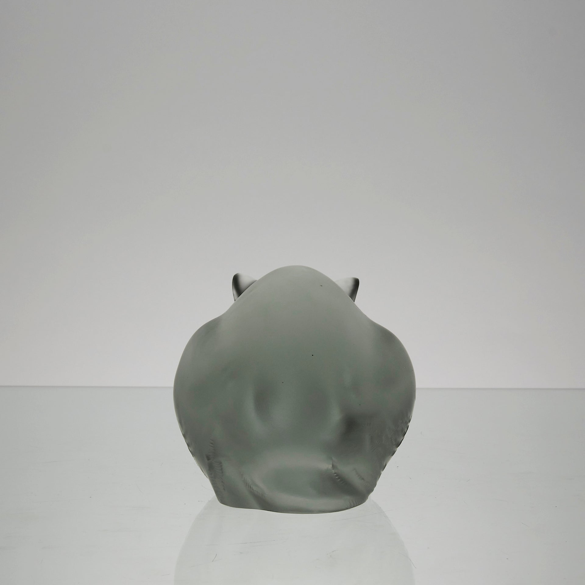 Marc Lalique Cat - Lalique Chat Repose -  Hickmet Fine Arts 