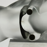 Marc Lalique Cat - Lalique Chat Repose -  Hickmet Fine Arts 