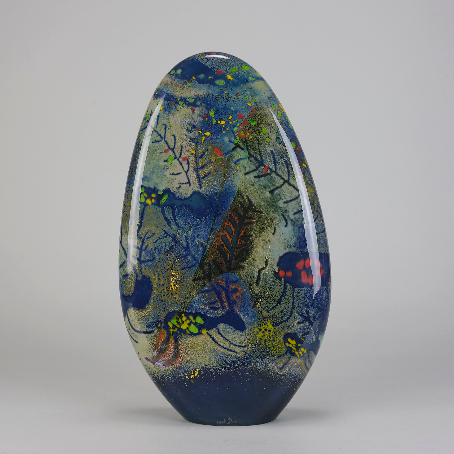 "Petrogyph Vase" by Mark Gibeau - Hickmet Fine Arts 