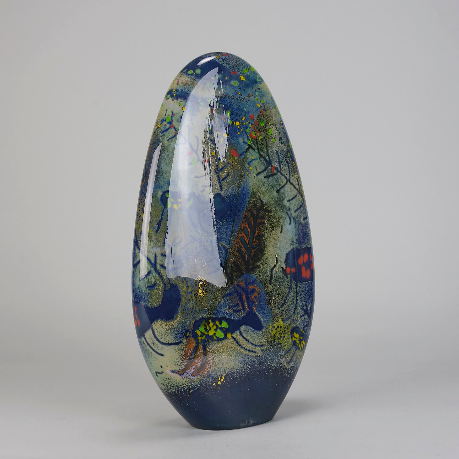 "Petrogyph Vase" by Mark Gibeau - Hickmet Fine Arts 