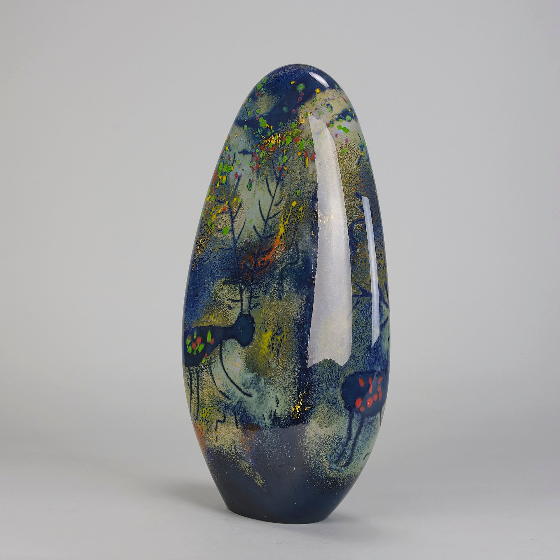 "Petrogyph Vase" by Mark Gibeau - Hickmet Fine Arts 