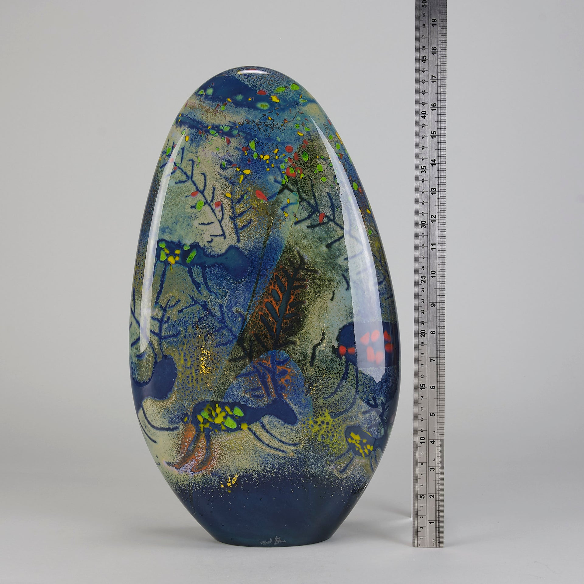 "Petrogyph Vase" by Mark Gibeau - Hickmet Fine Arts 