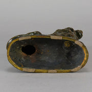 Clovis Masson Lion Assis - Animaliers Bronze - Hickmet Fine Arts