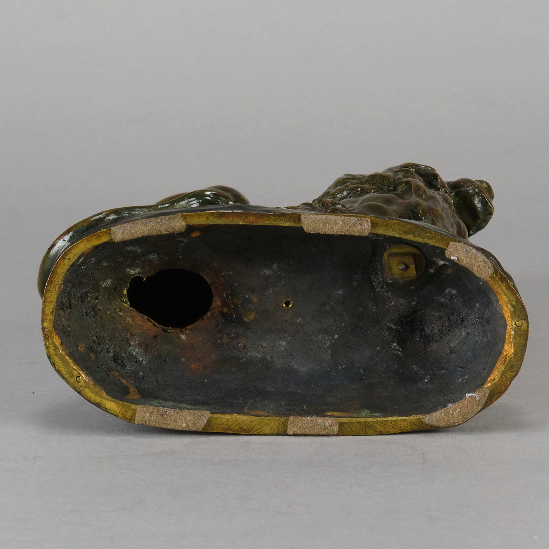 Clovis Masson Lion Assis - Animaliers Bronze - Hickmet Fine Arts