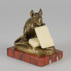 Clovis Masson Bronze - Mouse and Cheese - Animaliers - Hickmet Fine Arts