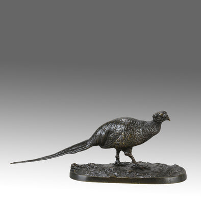 Mene Faisan Droit - P J Mene Animalier Bronze - Hickmet Fine Arts