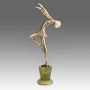 Lorenzl Michelle - Art Deco Bronze Figure - Hickmet Fine Arts