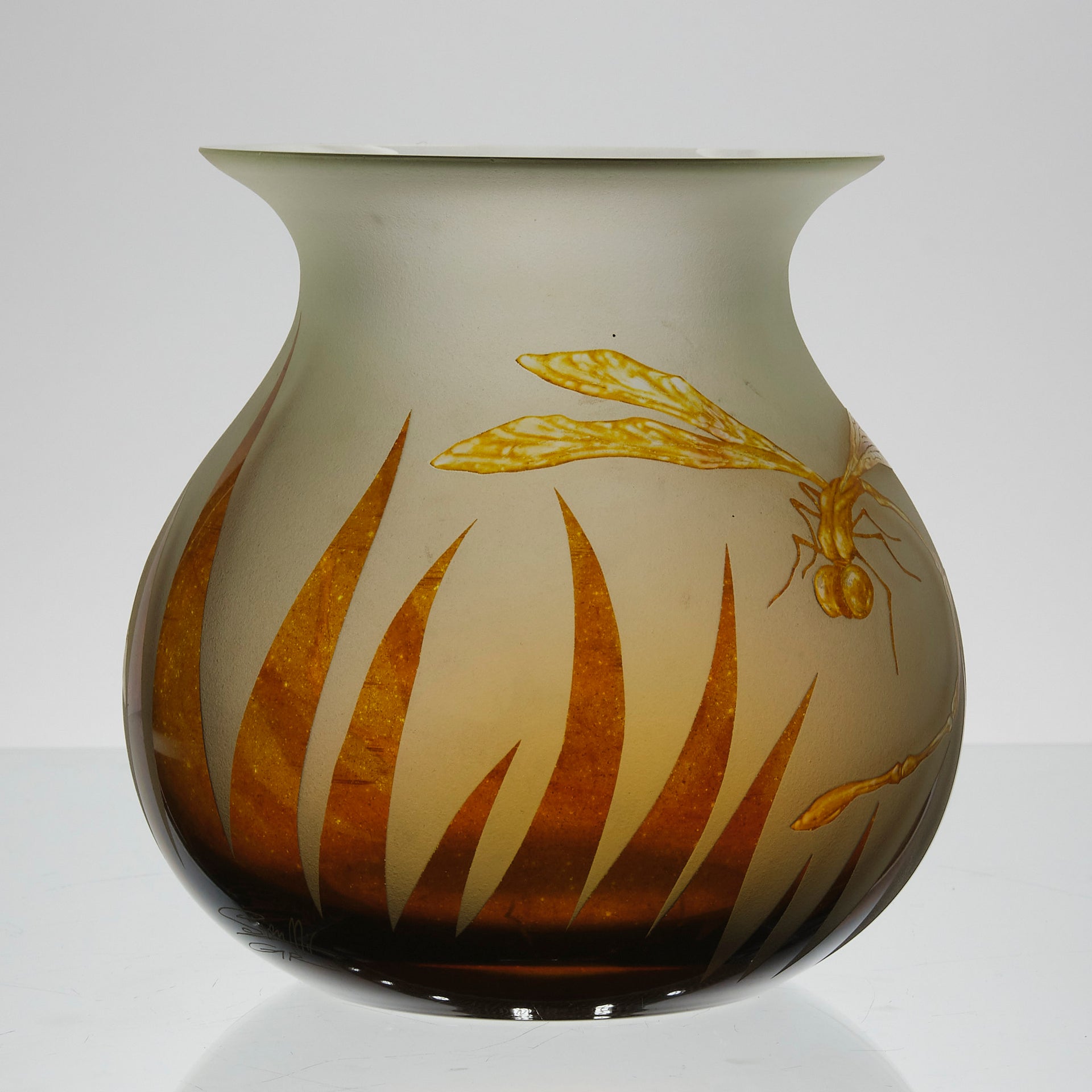 StanMir Vase - Dragonfly Vase - Hickmet Fine Arts 