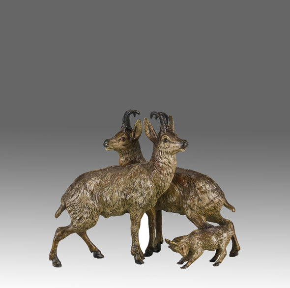 Vienna Bronze - Bergman Mountain Goats - Hickmet Fine Arts